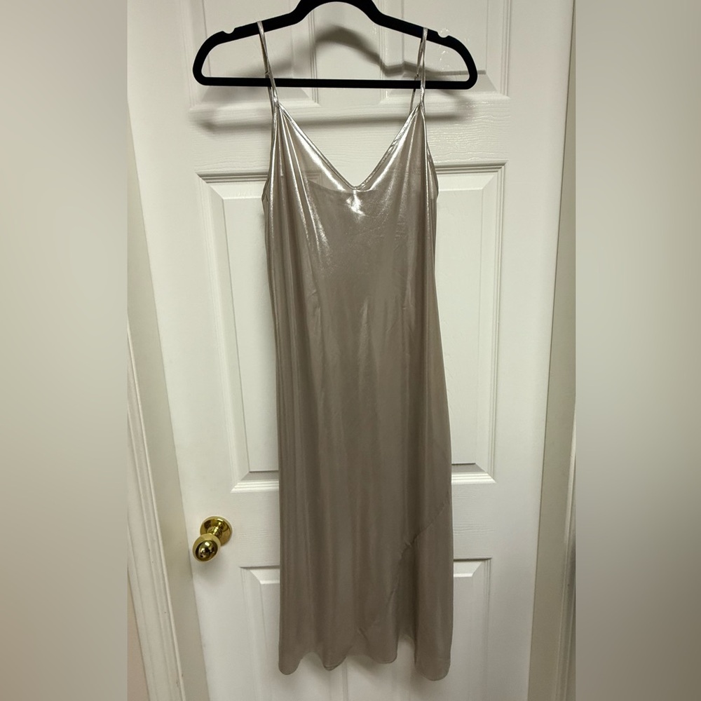 Aritzia Wilfred midi slip dress